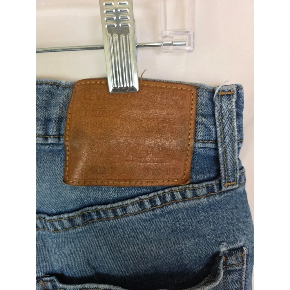 Levis 502 Taper Fit Mens Blue Denim Jeans